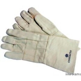 kitchen gloves cotton with cuff 1 pair 340 mm x 150 mm product photo
