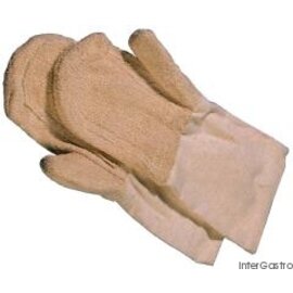 baking glove long cotton with cuff 1 pair 445 mm x 150 mm product photo