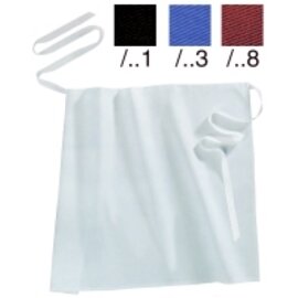 CLEARANCE | Bistro apron / prebinder, bordeaux, 100% cotton, 80 cm long, 90 cm wide, weight 210 GSM (g / m²), tapes 2,5 cm wide, approx. 50 cm long, washable up to + 60 ° C product photo