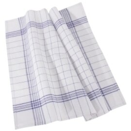 drying up towel cotton blue white 210 g/m² | 700 mm  x 500 mm product photo