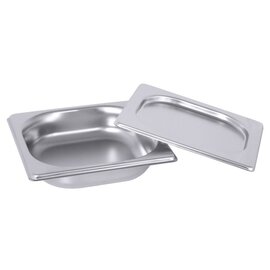 salad bowl with lid stainless steel rectangular L 175 mm W 160 mm H 40 mm product photo