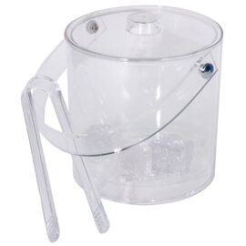 ice bucket with lid 1.8 ltr plastic transparent  Ø 145 mm  H 145 mm product photo