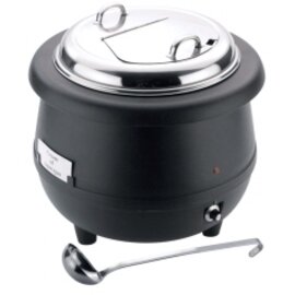soup tureen hinged lid 230 volts 450 watts 10 ltr  Ø 390 mm  H 350 mm product photo