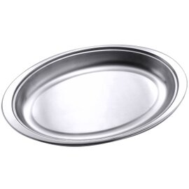 bowl stainless steel oval L 515 mm W 315 mm H 65 mm product photo