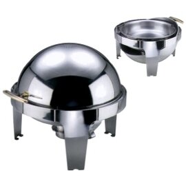 roll top chafing dish roll top chafing dish 230 volts 500 watts 6.8 ltr  Ø 470 mm  H 440 mm product photo