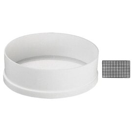 plastic sieve plastic white | fine plastic mesh | Ø 230 mm  H 105 mm product photo
