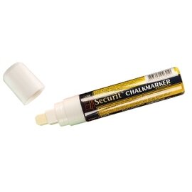 chalk marker font thickness 7 - 15 mm white wipeable product photo