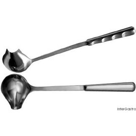 gravy ladle with crosswise pouring rim ERGONOM 77 25 ml 70 x 55 mm | handle length 220 mm product photo