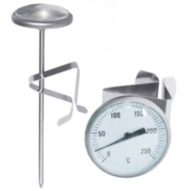 Oil Thermometer Deep Fry + Skimmer Spoon, Deep Fryer Thermometer