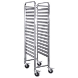shelved trolley  | suitable for 15 x GN 1/1  | suitable for 15 trays product photo