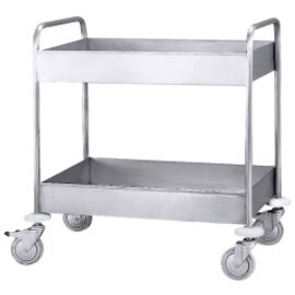 clearing trolley  | 2 shelves  L 800 mm  B 550 mm  H 920 mm product photo