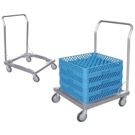 trolley 4 swivel castors 600 mm  x 600 mm  H 880 mm product photo