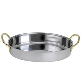 gratin BARONESS stainless steel oval 280 mm  x 200 mm  H 50 mm product photo