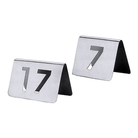 table number sign 16 | stainless steel product photo