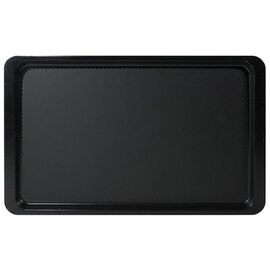 standard tray EN 1/1 fibre glass black rectangular | 530 mm  x 370 mm product photo