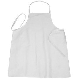 bib apron cotton white  L 700 mm  H 900 mm product photo