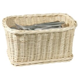 cutlery basket woll white 1 compartment  L 250 mm  H 150 mm product photo