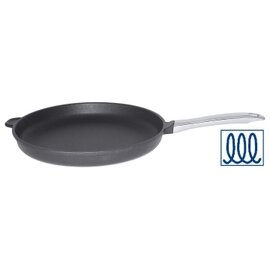 frying pan cast aluminium non-stick coated induction-compatible  Ø 200 mm  H 30 mm • long stainless steel handle product photo