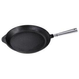 frying pan cast iron induction-compatible  Ø 180 mm  H 30 mm • stainless steel handle product photo