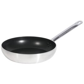 frying pan M 6100 aluminum 3.5 to 4 mm non-stick coated  Ø 180 mm  H 35 mm • long stainless steel handle product photo