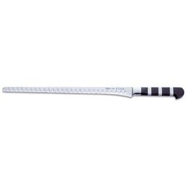 salmon knife | ham knife 1905 narrow straight blade flexibel hollow grind blade | black | blade length 32 cm product photo