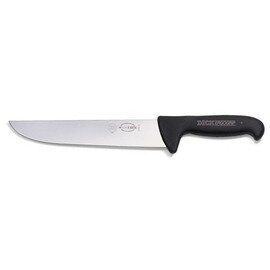 butcher block knife ERGOGRIP black  | straight blade  | smooth cut  | blade length 26 cm product photo