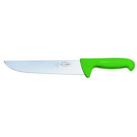 butcher block knife ERGOGRIP green  | straight blade  | smooth cut  | blade length 26 cm product photo