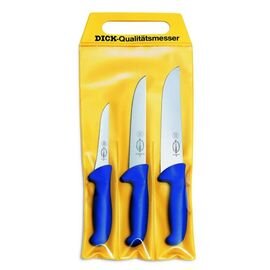 set of knives ERGOGRIP 2 boning knives|1 butcher block knife product photo