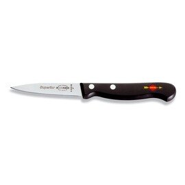 kitchen knife SUPERIOR smooth cut  | riveted | black | blade length 8 cm product photo