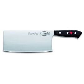 Chinese cooking knife SUPERIOR straight blade smooth cut | black | blade length 18 cm product photo