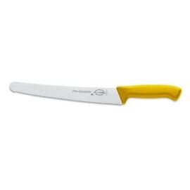 universal knife PRO DYNAMIC round top wavy cut | yellow | blade length 26 cm product photo
