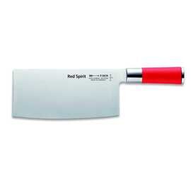 Chinese cleaver RED SPIRIT straight blade smooth cut  | Grip around | red | blade length 18 cm product photo