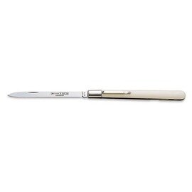 Sausage tasting knife SUPERIOR with fork straight blade smooth cut | nacre | blade length 11 cm product photo