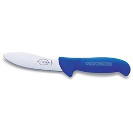 sheep skinning knife ERGOGRIP blue  | curved blade  | smooth cut  | blade length 13 cm product photo