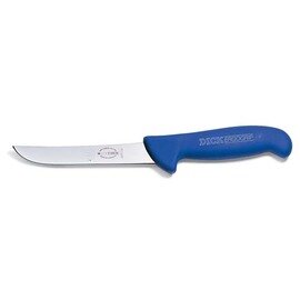 boning knife ERGOGRIP blue  | straight blade Scandinavian form | stiff  | smooth cut  | blade length 14 cm product photo
