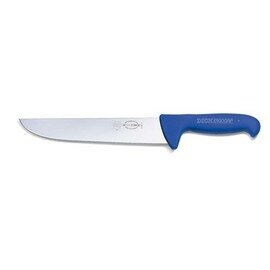 butcher block knife ERGOGRIP blue  | straight blade  | smooth cut  | safety grip  | blade length 30 cm product photo