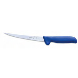 boning knife | filleting knife MASTERGRIP curved | blue | blade length 18 cm product photo