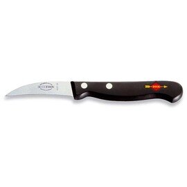 paring knife SUPERIOR curved blade smooth cut  | riveted | black | blade length 6 cm product photo