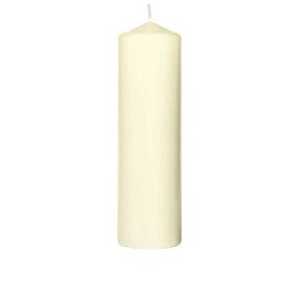 pillar candles cream coloured round  Ø 70 mm  H 220 mm | burning period 80 hours product photo