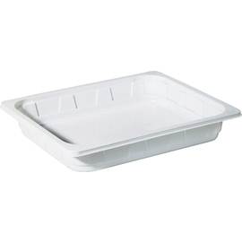 PP bowl GN 1/2 white | disposable 325 mm x 265 mm H 50 mm product photo