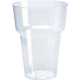 beer glass Bavaria 27.5 cl disposable PS transparent product photo