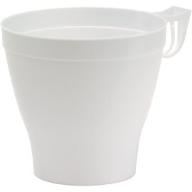 mug 37 cl polystyrol white  | disposable product photo
