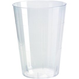 glass 265 ml polystyrol clear transparent  | disposable product photo