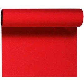 table runner Tête-à-Tête DUNICEL disposable red | 24 m  x 0.4 m product photo