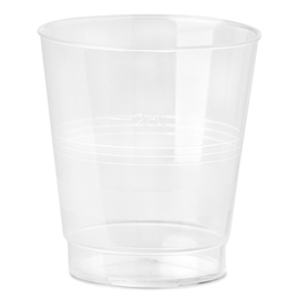 shot glass 2 cl PS clear transparent product photo