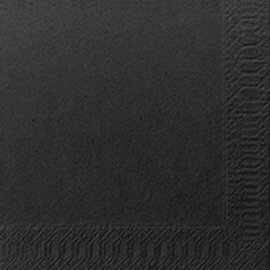 tissue napkins 3 ply fold 1/4 black product photo