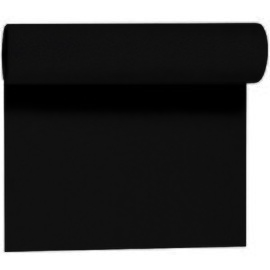 table runner Tête-à-Tête DUNICEL disposable black | 24 m  x 0.4 m product photo