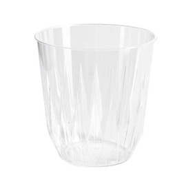 drinking glass Diamond 25 cl disposable PS transparent product photo