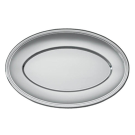 serving plate silver coloured oval | 450 mm | disposable product photo