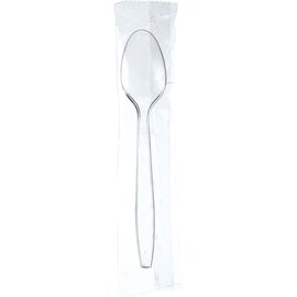 spoon DINNER polystyrol transparent  L 165 mm | disposable product photo